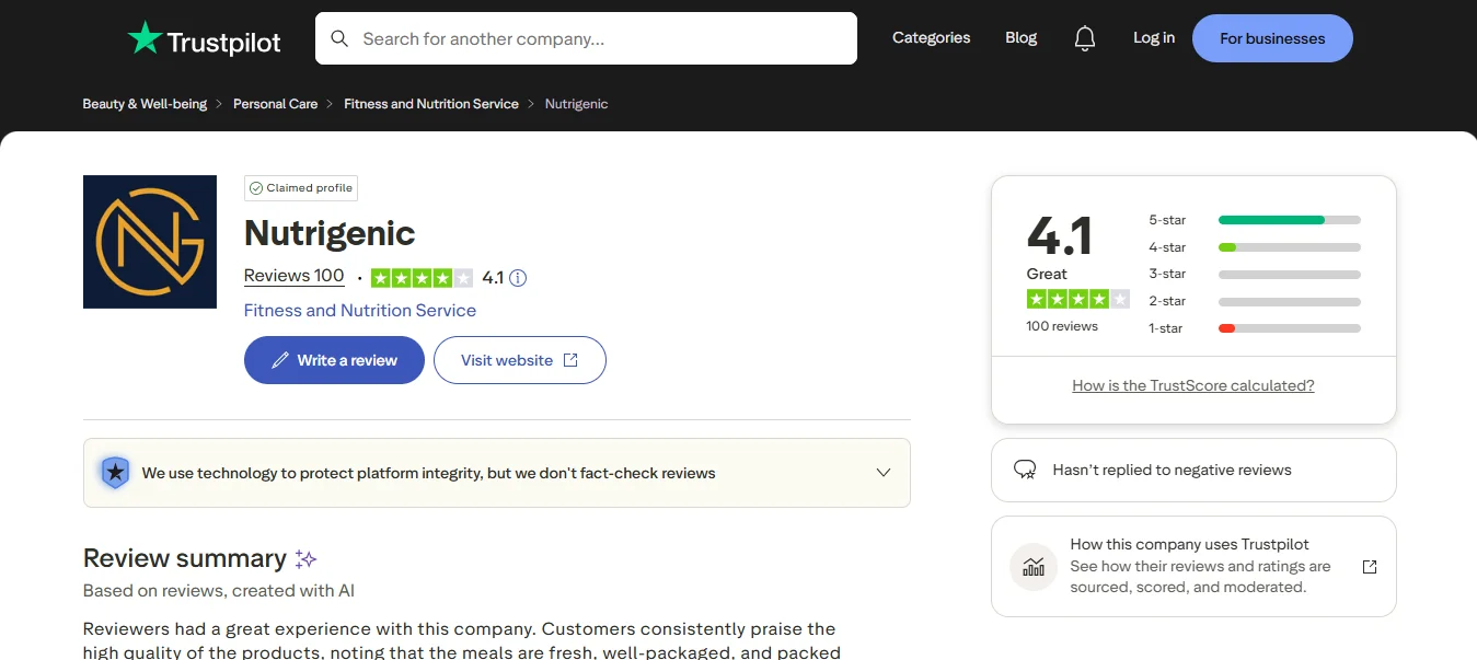 Trustpilot Review